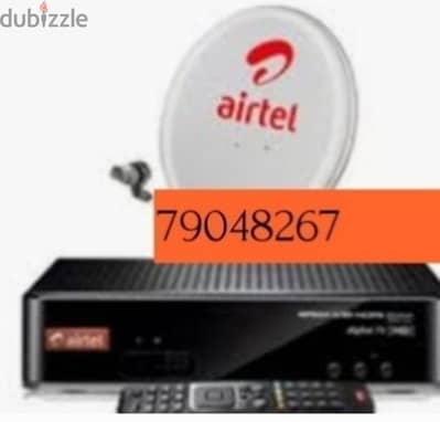 Air tel hd receiver h satellite dish i