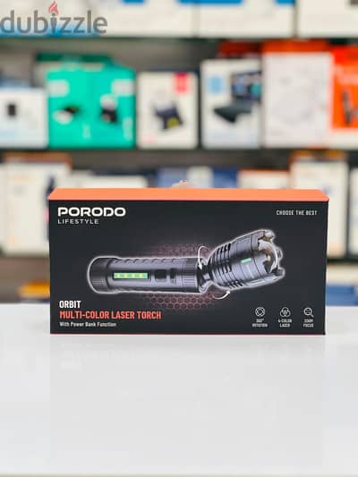 Brand New Porodo Orbit Laser Torch in Oman | Zoom Focus | Call: 94333521