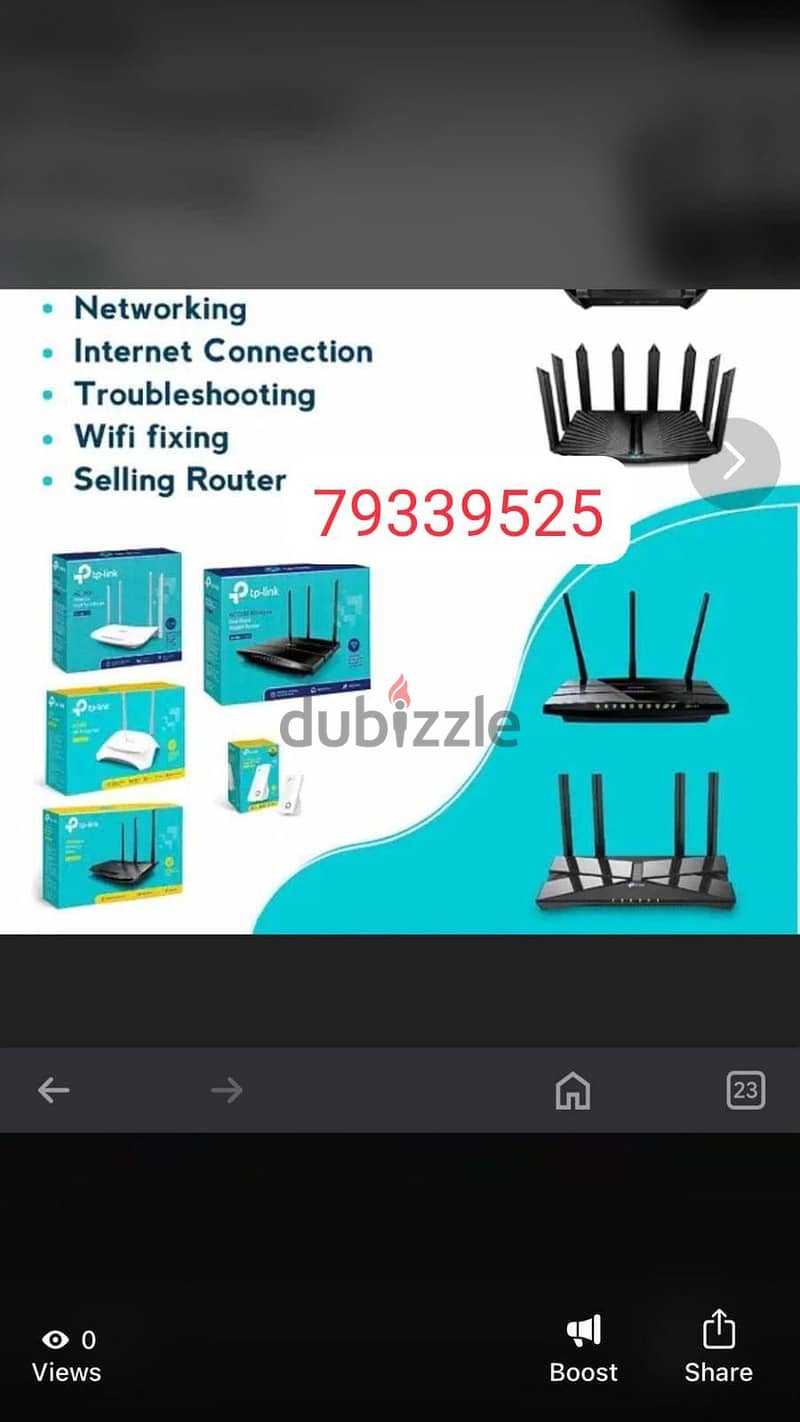 TPLink router range extender selling configuration & cable pulling 1
