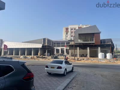 Al Ghubrah New Shop with Sultan Qaboos Road View For Rent