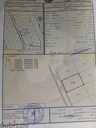 land for sale in maabila     للبيع ارض في معبيلة ٤