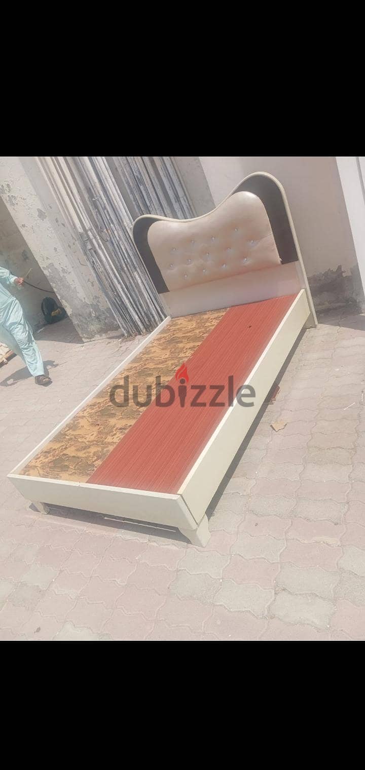 Single bed for sale without mattress good condition 1