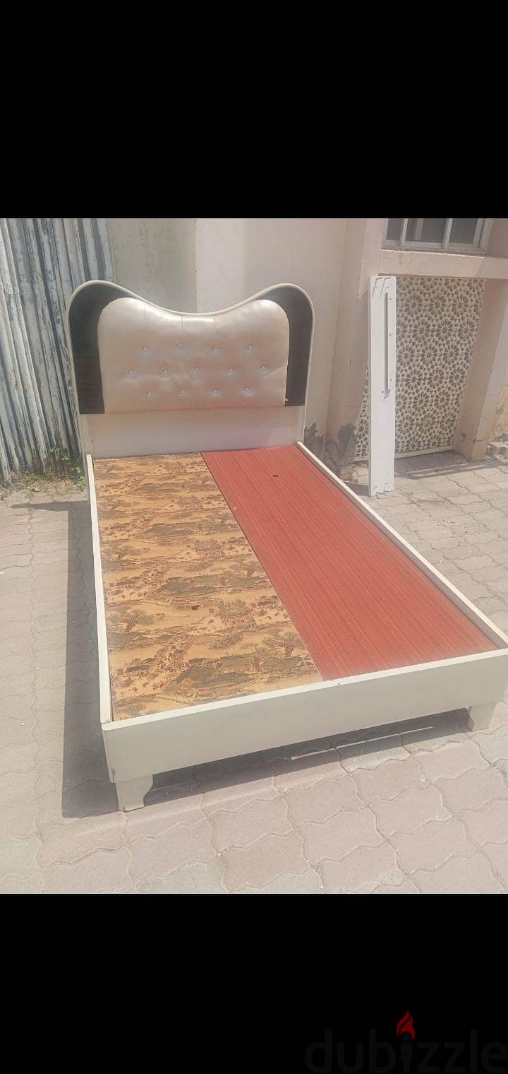 Single bed for sale without mattress good condition 2