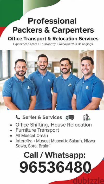HOUSE MOVING SERVICES MUSCAT TO SALALAH TO MUSCAT