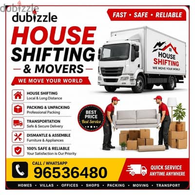 Moving and Shifting Services, Packing, Loading, Unloading, transport,