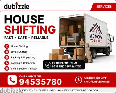 Best Muscat Mover and Packer House shifting office villa store shift