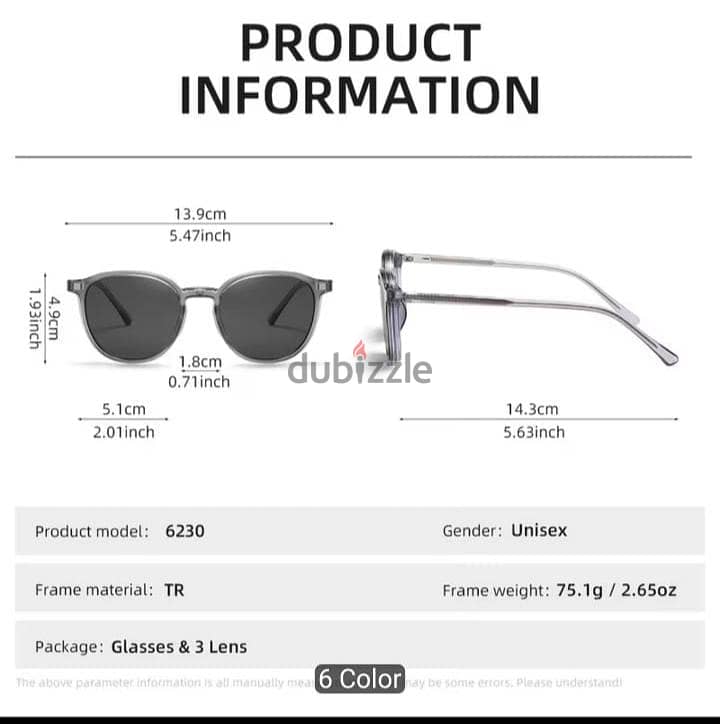 Glasses frame with magnetic detachable shades 1