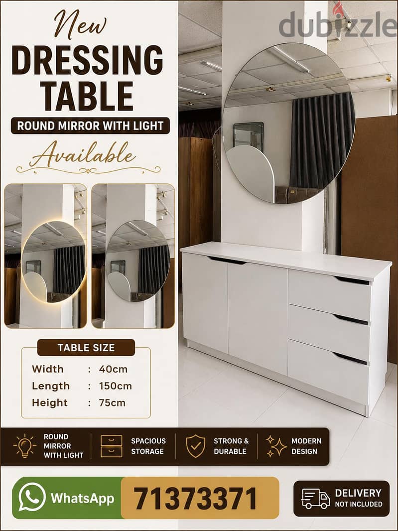 dressing table displays piece available 3
