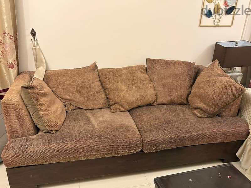 3 seater home centre sofa 1