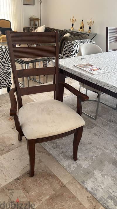 set of 8 table chair