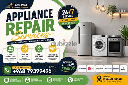 Refrigerator Washing Machine Ac Dishwasher Oven Stove All kind of home