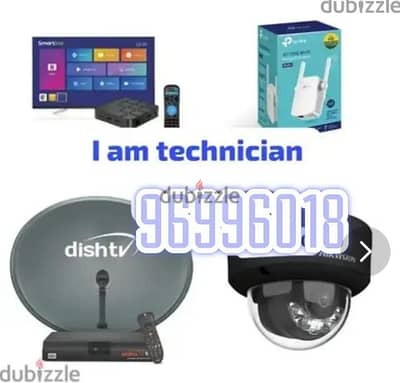 dish receiver sale and fixing AirTel DishTv NileSet ArabSet