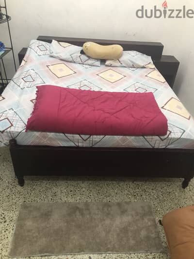 Bed and mattress