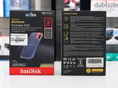 Brand New SanDisk Extreme SSD in Oman | 2TB Capacity