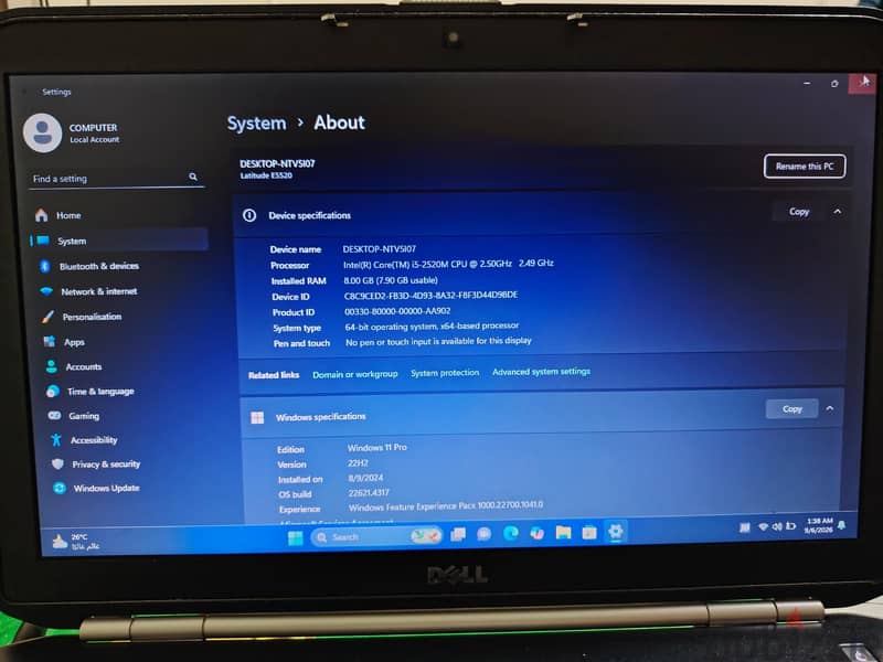 DELL LATITUDE 3