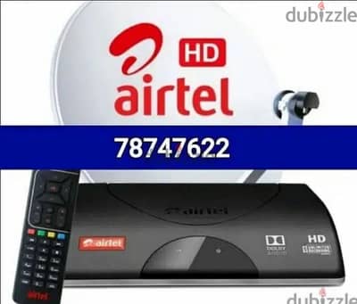 satellite dish receiver Airtel nilsat arabsat LED install
