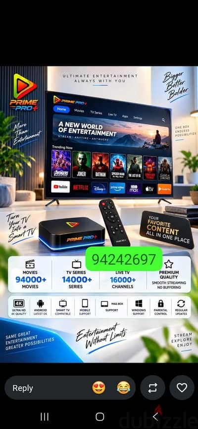 New model 4k Ott android TV box, dual band WiFi, world wide