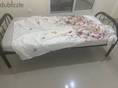 Single cot with bed