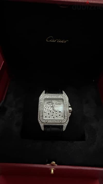 Cartier santos size M panther