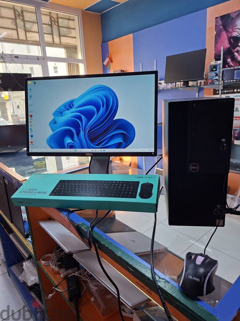 DELL DESKTOP COMPLETESET DELL OPTIPLEX 7050 CORE i7 7th GENERATION 8GB RAM DDR-4 256GB SSD ( KINGSTO 1