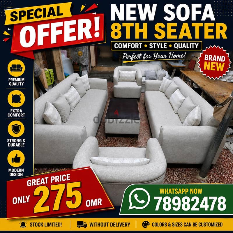 special Offer New sofa 8th seater available. . 3