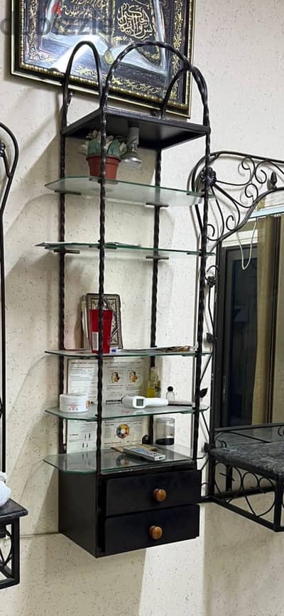Mirror and stands