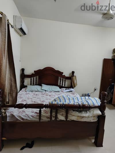 Wooden Cot ( no mattress) solid wood
