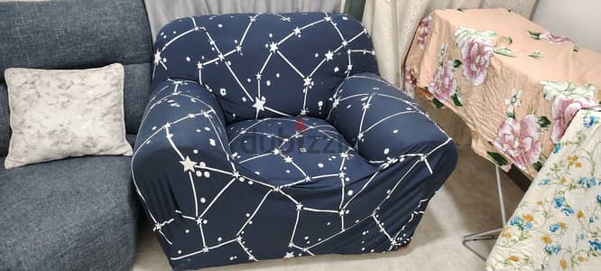 Sofa for sale- 2 single seater and 1 double seater with 4 cushions