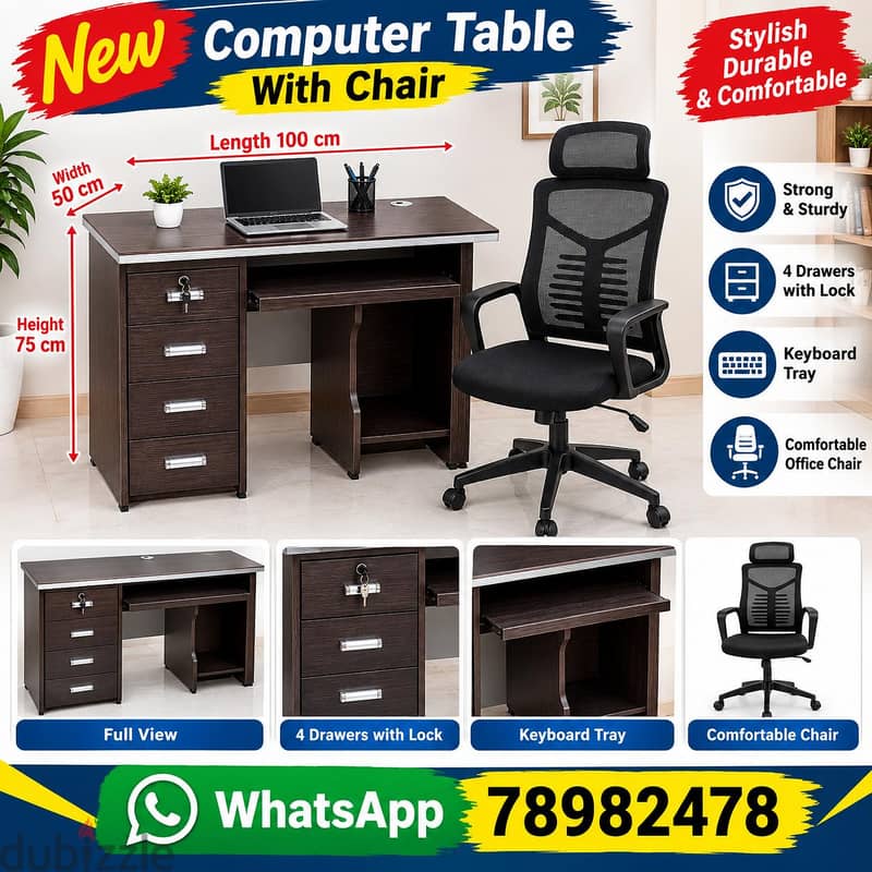 Special Offer! New table with chair available 1