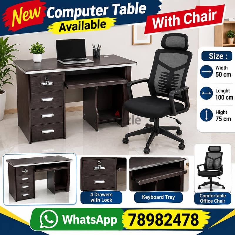 Special Offer! New table with chair available 2