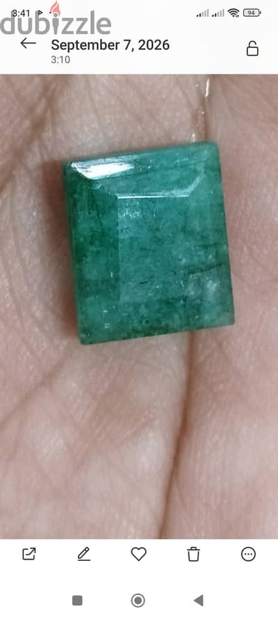 Natural Emarled coloured stone