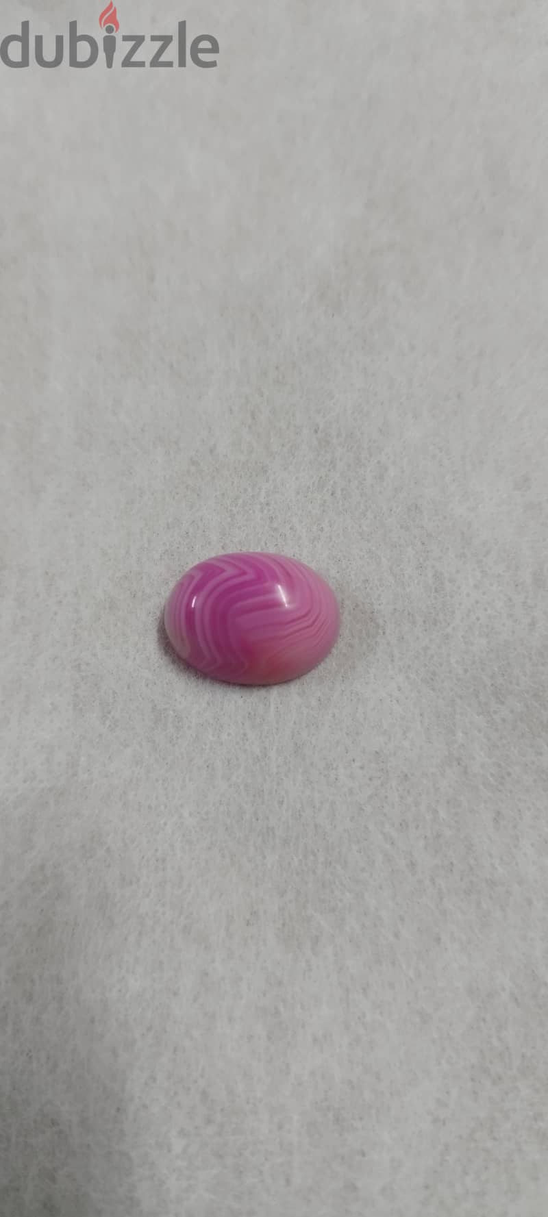 Pink banded agate stone 2