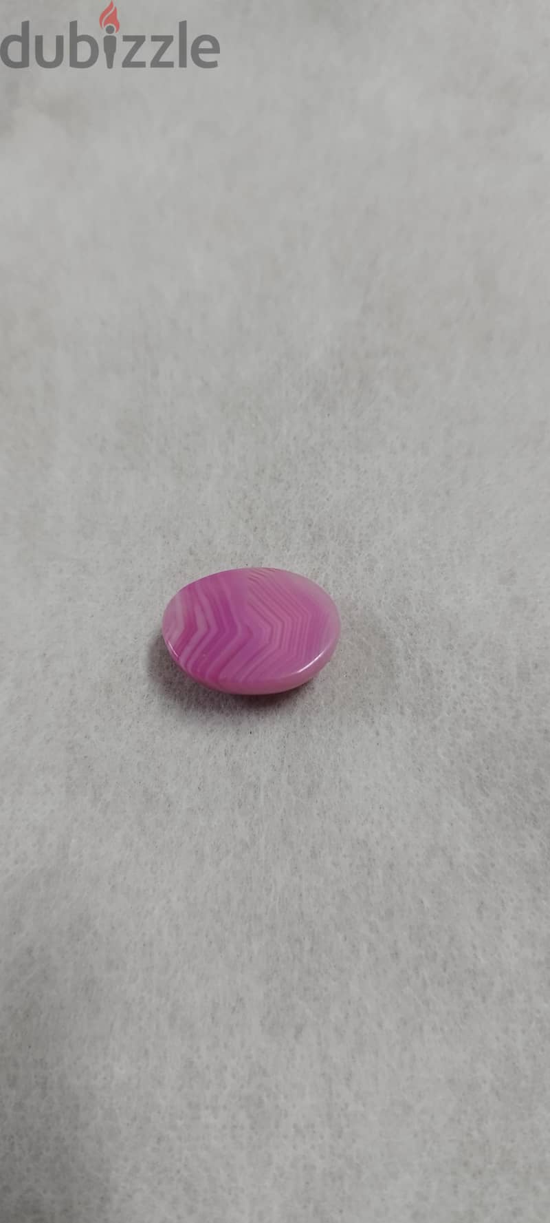 Pink banded agate stone 3