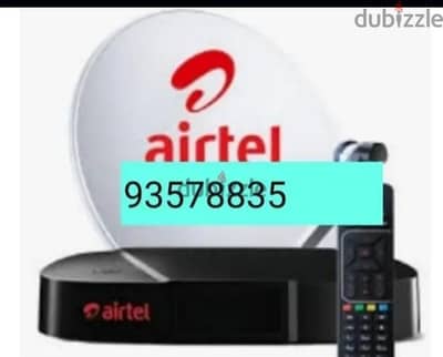 satellite dish fixing Airtel nilsat arabsat osn install LED install
