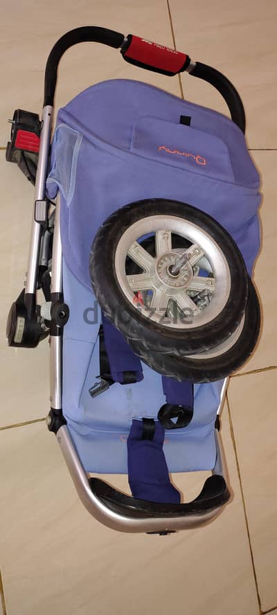 Quinny stroller and baby car seat