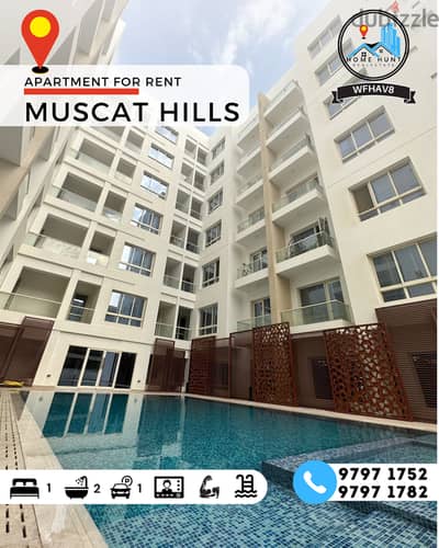 MUSCAT HILLS | FULLY FURNISHED 1BHK LUXURY APARTMENT