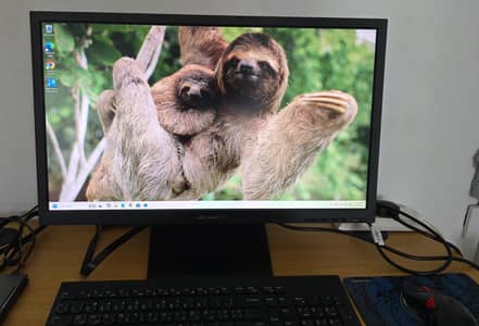 Office table, Chair,Monitor&Keyboard