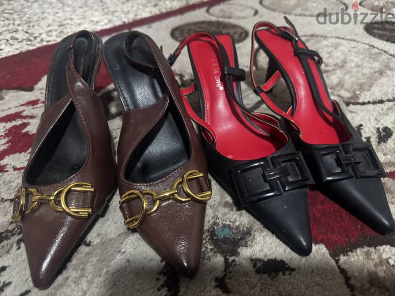 Sizes 36 high heels, very good 2
