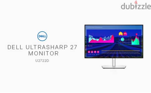 Dell 27 inch 2K RESOLUTION BORDERLESS MONITOR