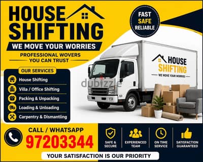 HOUSE SHIFTING " MOVING " PACKING " TRANSPORT " MOVERS "Muscat Movers