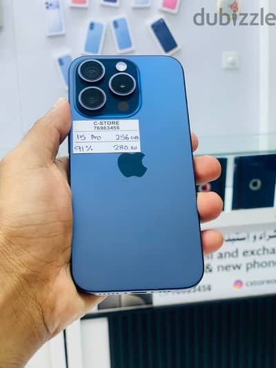Apple - iPhone 15 Pro -256 GB - Greatest working phone ايفون