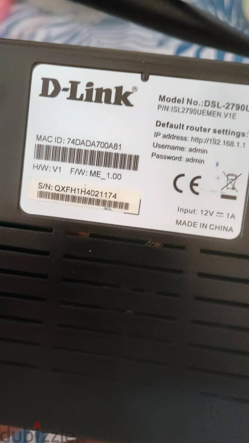 DLink modem , 1