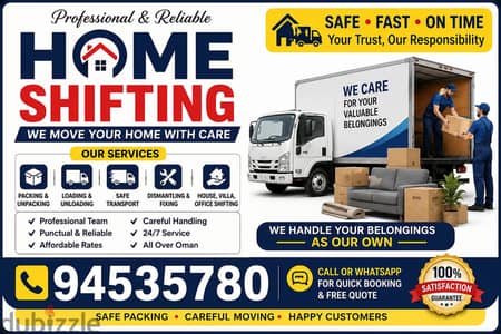 Best Muscat Mover and Packer House shifting office villa store shift