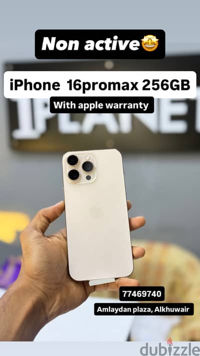 Apple - iPhone 16 Pro Max 256GB, non active , 100% battery