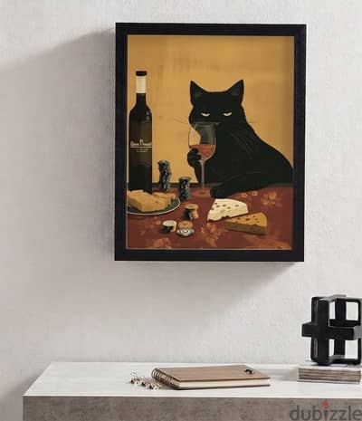 ايطار اسود ثلاثي الابعاد 30x40 , A3