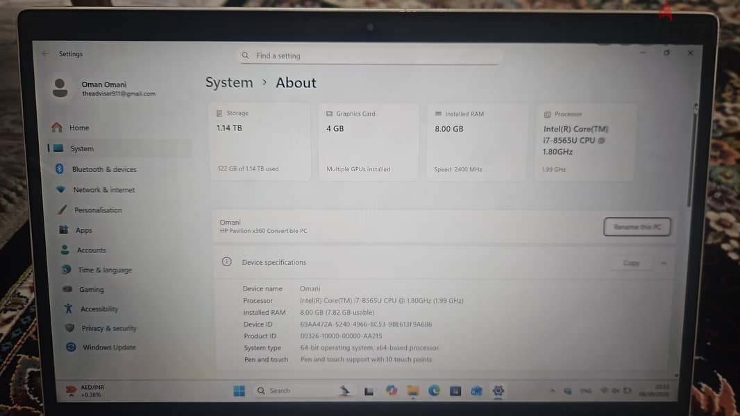 hp laptop 5