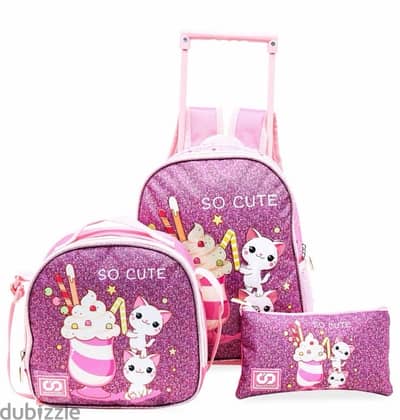 Small kids trolly bag set