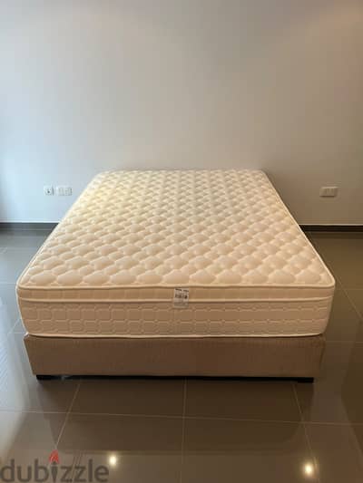 Pan Home 160×200 Bed Base & Mattress, Excellent Condition