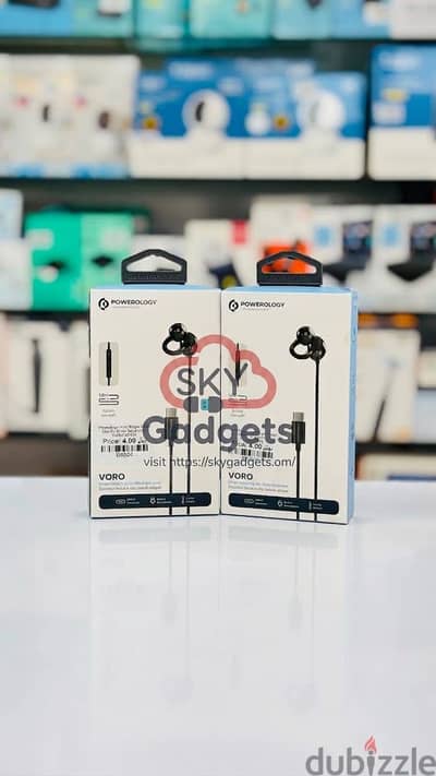 Brand New Powerology Voro Earphones in Oman | Clear Audio | Call: 94333521
