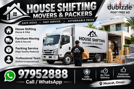 Best Muscat Mover and Packer House shifting office villa store shift